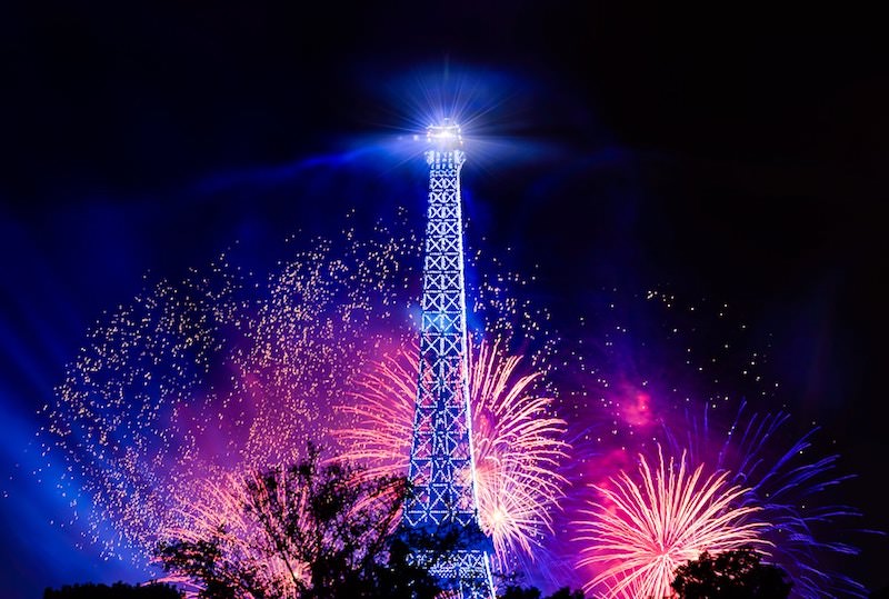Feu d'artifice du 14 juillet à Paris 2023 - La Tour Eiffel - Paris