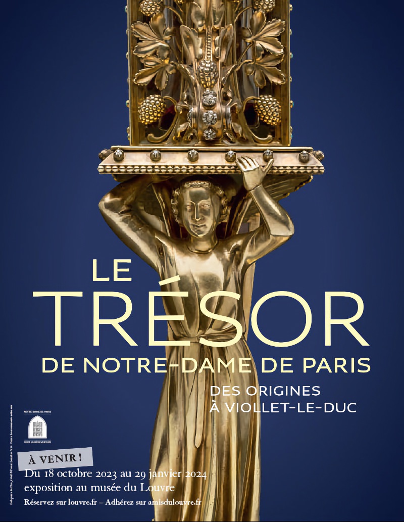 Exposition Le trésor de Notre-Dame de Paris au Louvre jusqu'au 29 janvier 2024