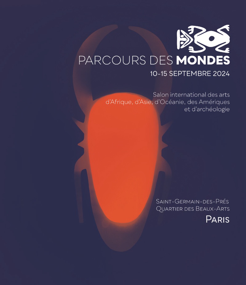 Parcours des mondes primitive arts festival in Saint-Germain-des-Prés until 15th September 2024