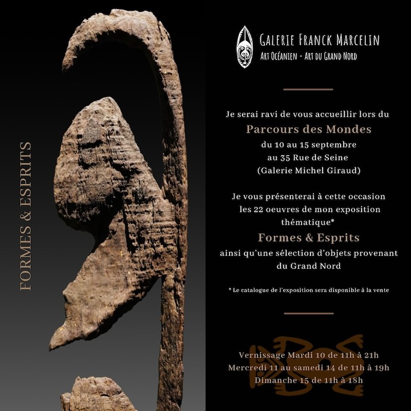 Parcours des mondes primitive arts festival in Saint-Germain-des-Prés until 15th September 2024