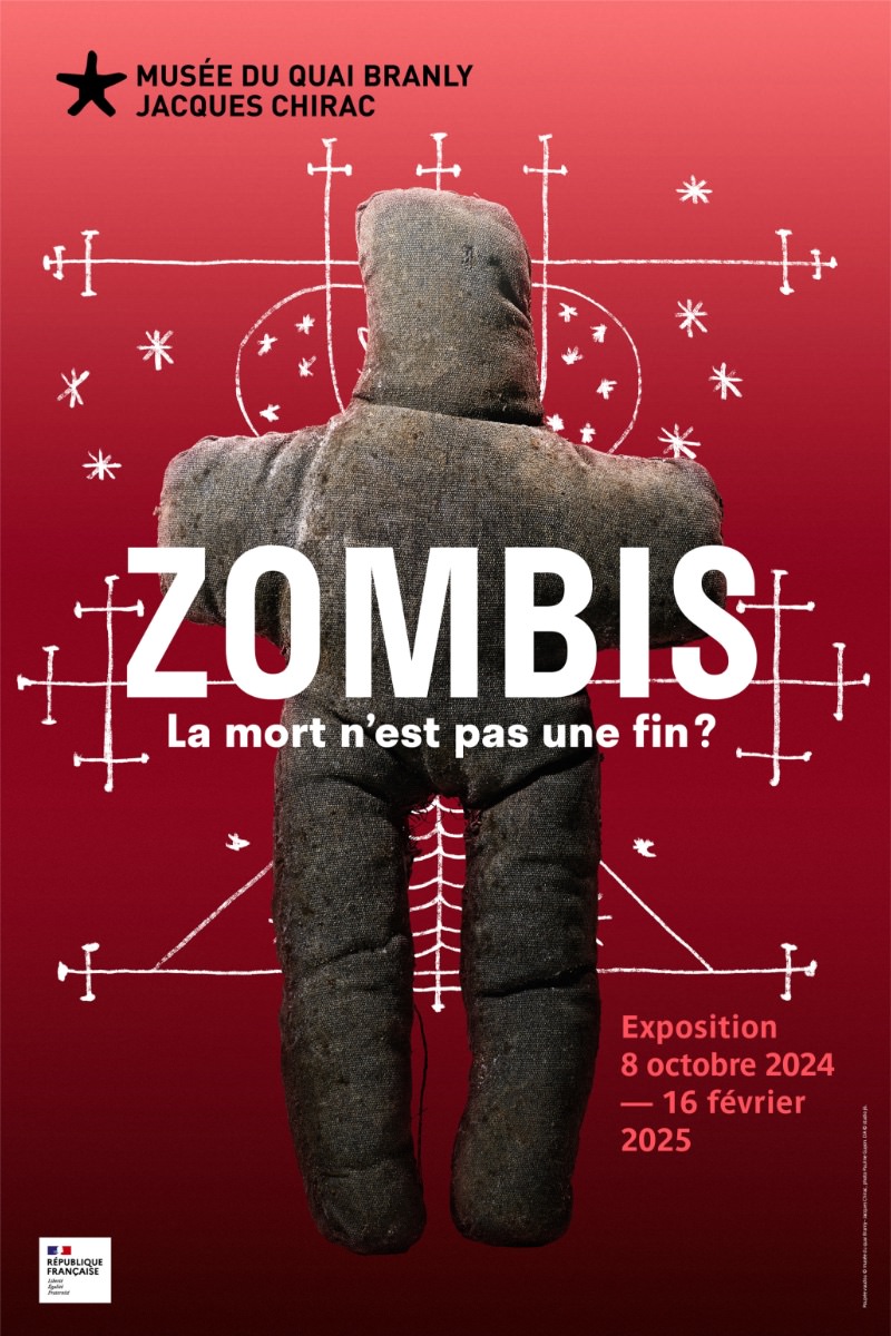 Zombies - Death is not the end? exhibition at the Quai Branly Museum until 16th February 2025