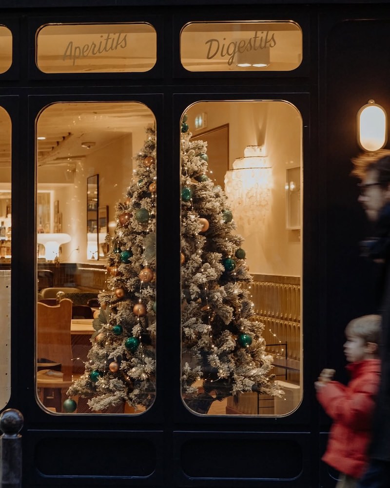 Les décorations de Noël 2024 à l'Hôtel Saint-André des Arts