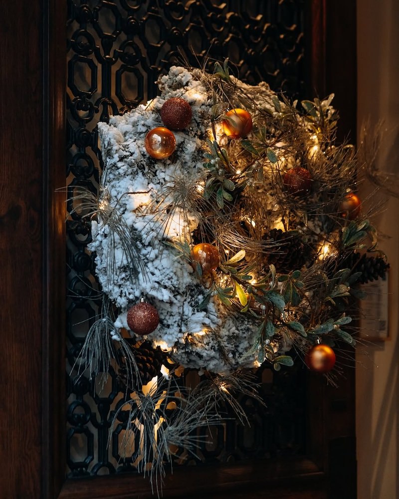 Les décorations de Noël 2024 à l'Hôtel Saint-André des Arts